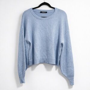 ✨ Sugar + Lips Light Blue Crew Neck Sweater ✨